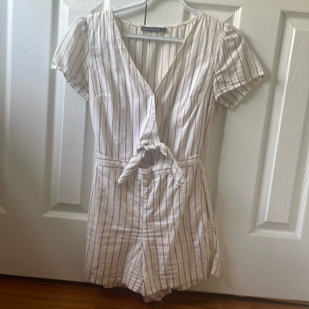 Abercrombie & Fitch Striped Romper